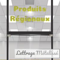 Lettrage adhésif métal