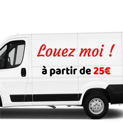 Lettres adhésives voiture