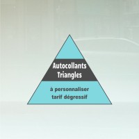 Autocollant pro triangle