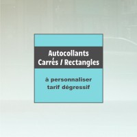 Autocollant carré