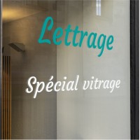 Lettrage Adhésif Vitrine et vitre