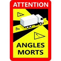 Autocollant Angles Morts Camion