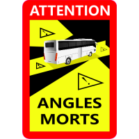 Autocollant Angles Morts Bus