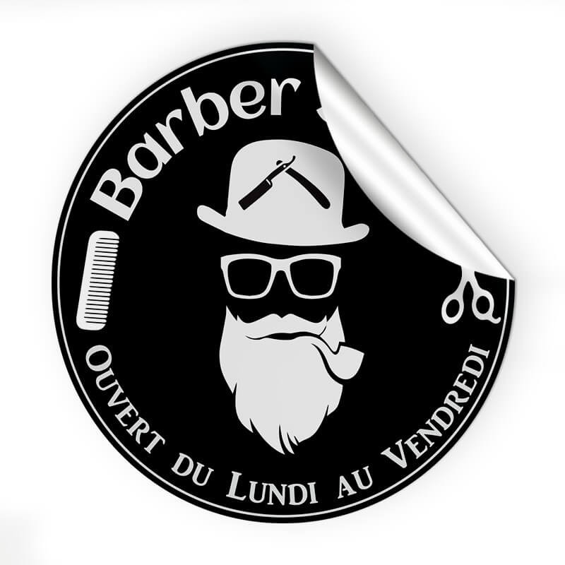 Sticker personnalisé rond